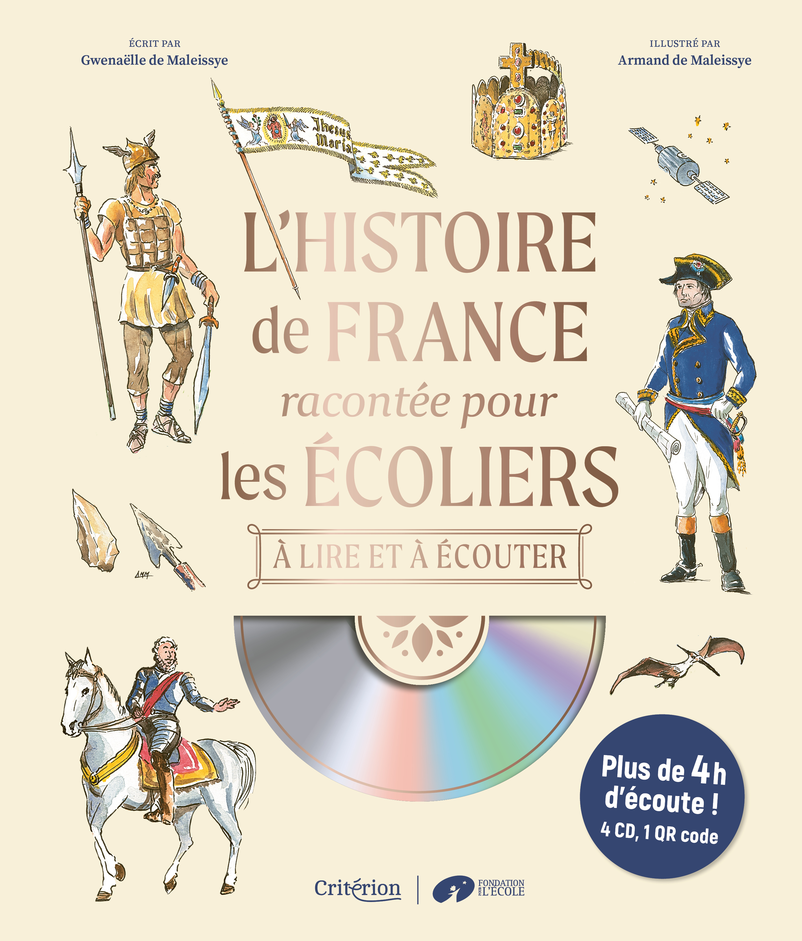 L'histoire de France racontée pour les écoliers version audio