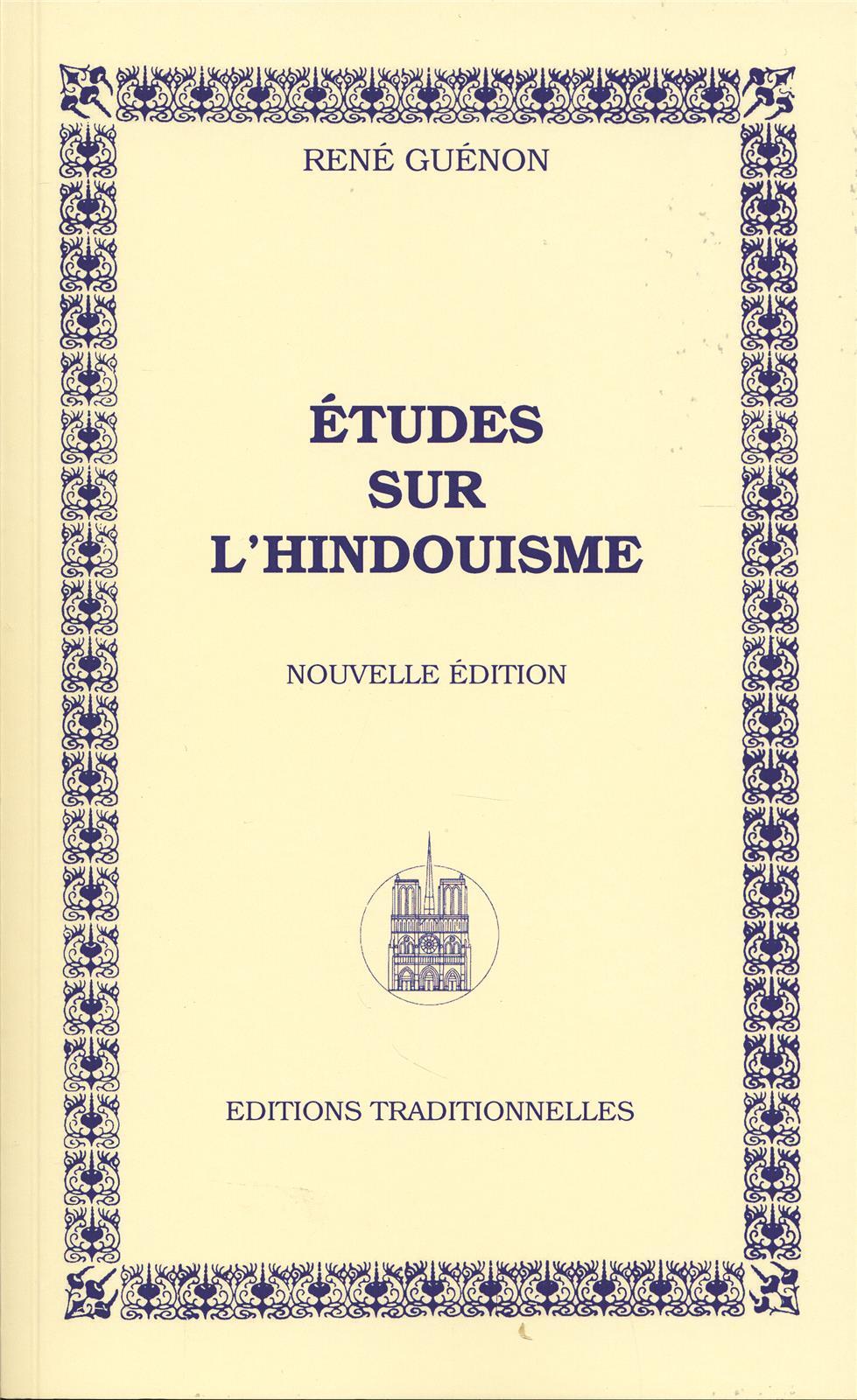 Etudes sur l'Hindouisme
