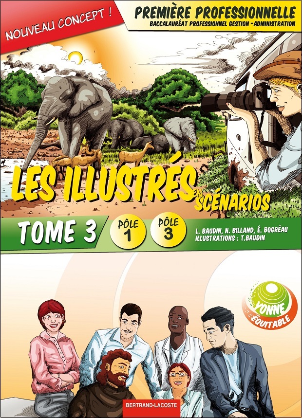 LES ILLUSTRES EN SCENARIOS TOME 3-POLES 1 ET 3