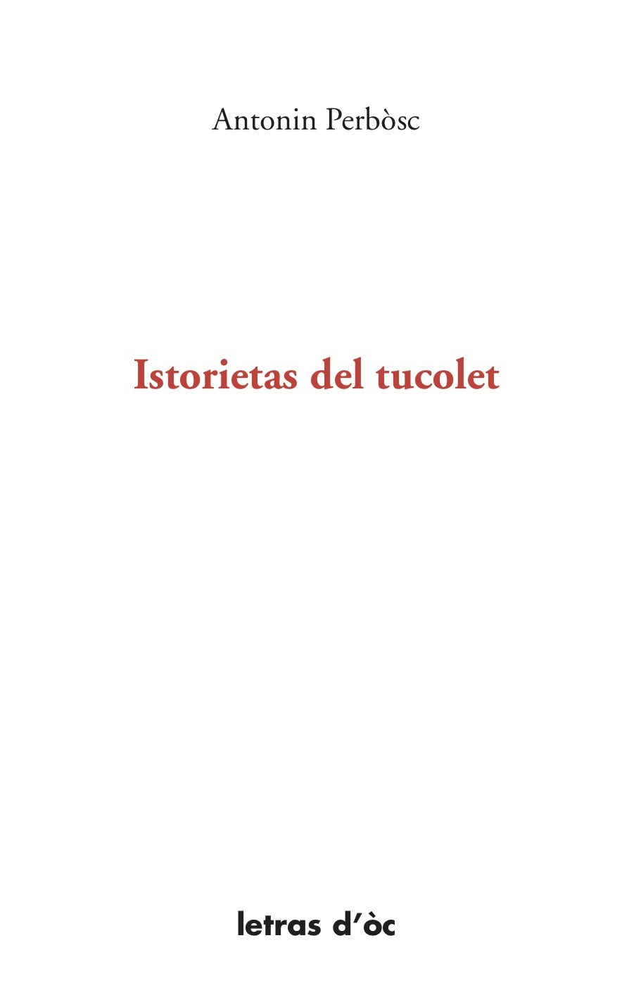 ISTORIETAS DEL TUCOLET
