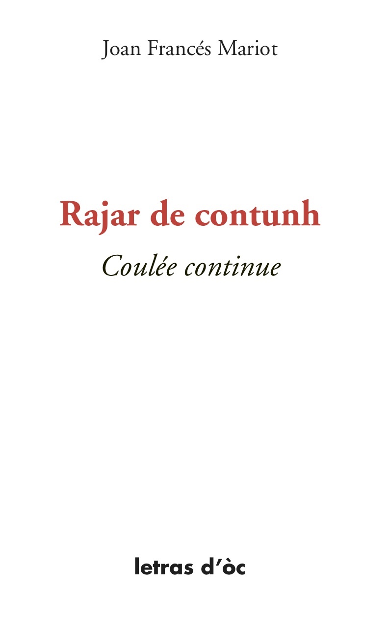 RAJAR DE CONTUNH COULÉE CONTINUE