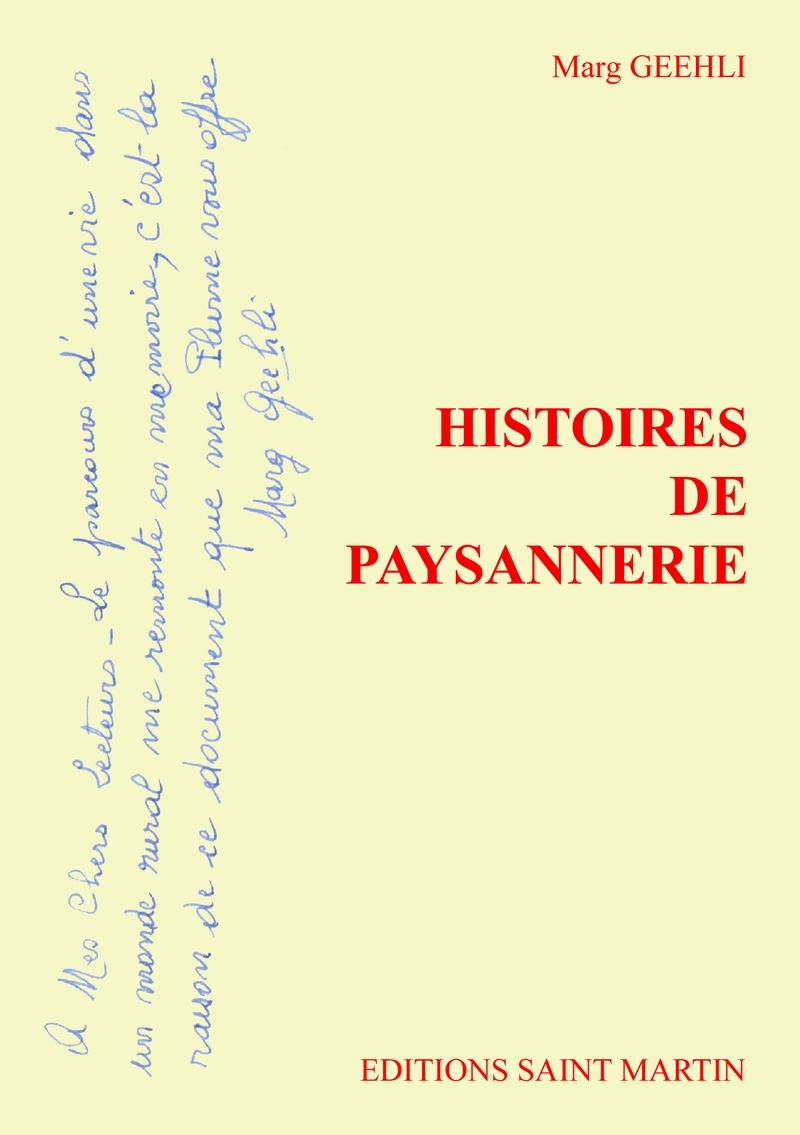HISTOIRES DE PAYSANNERIE