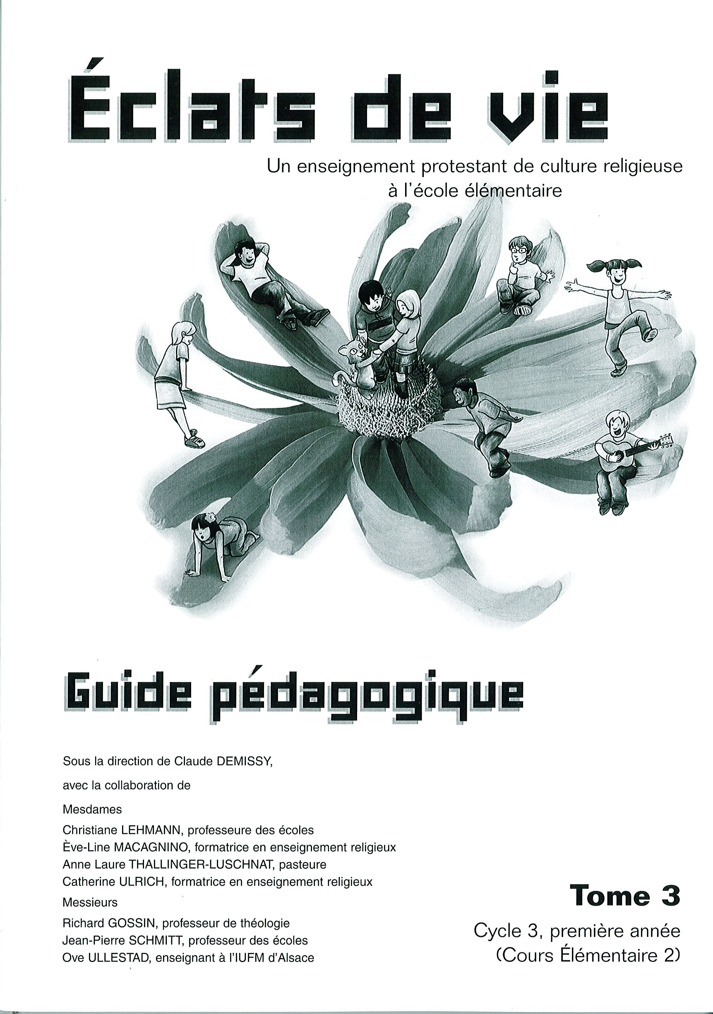 Eclats de Vie tome 3 - guide pédagogique