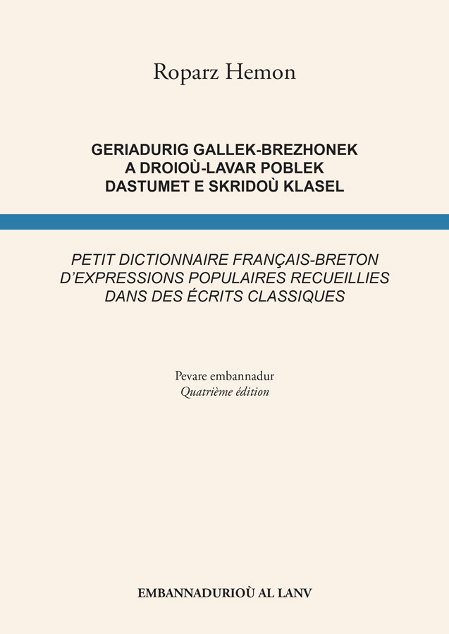 Geriadurig gallek-brezhonek a droioù-lavar poblek dastumet e skridoù klasel