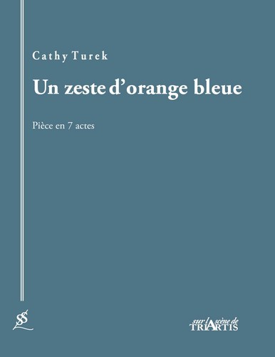 UN ZESTE D'ORANGE BLEUE