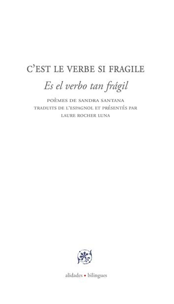 C'est le verbe si fragile