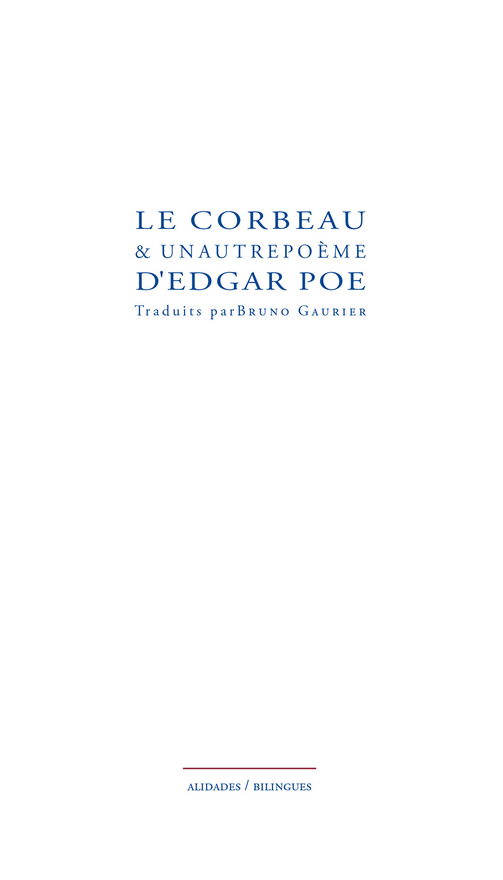 Le corbeau et un autre poème d'Edgar Allan Poe
