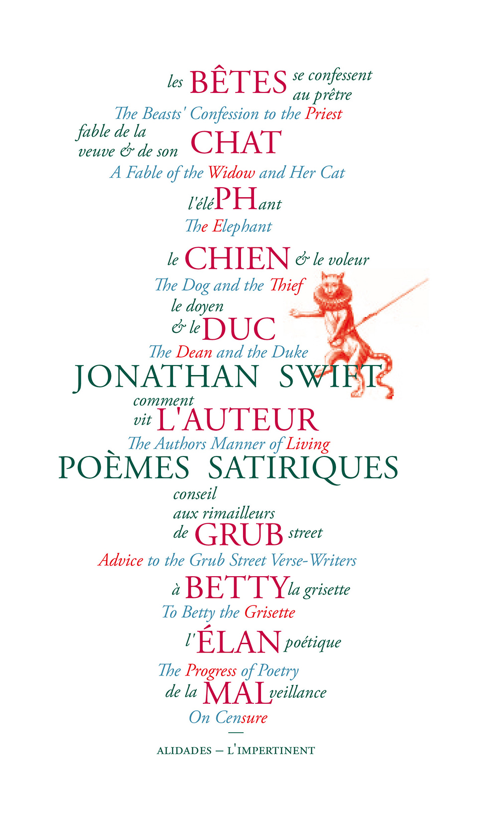 Poèmes satiriques - Jonathan Swift