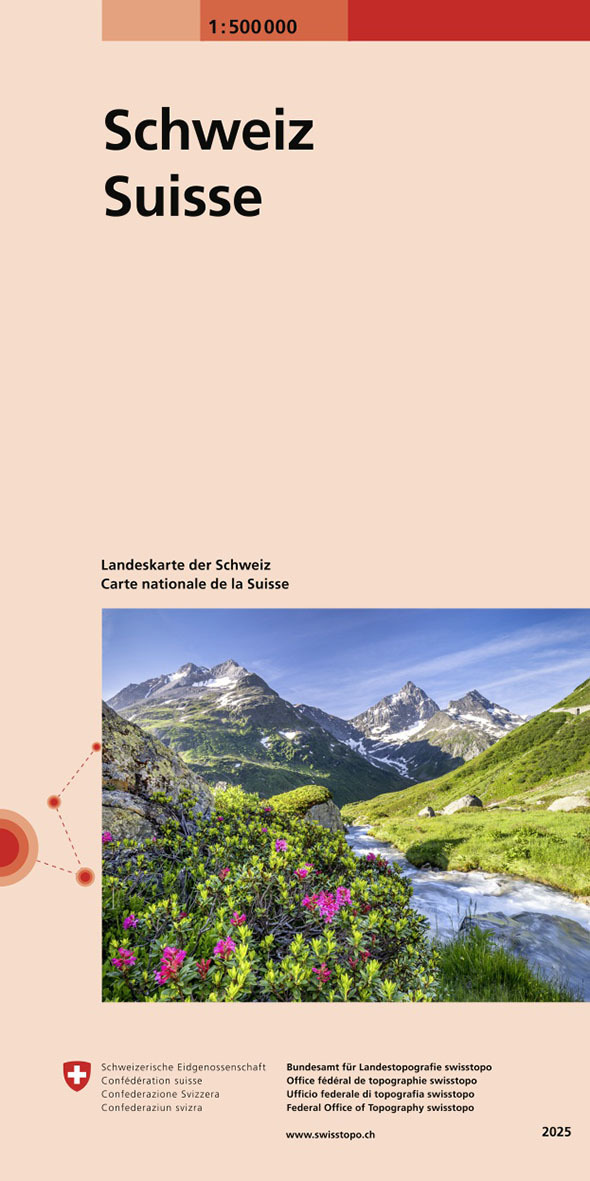LANDESKARTE DES SCHWEIZ