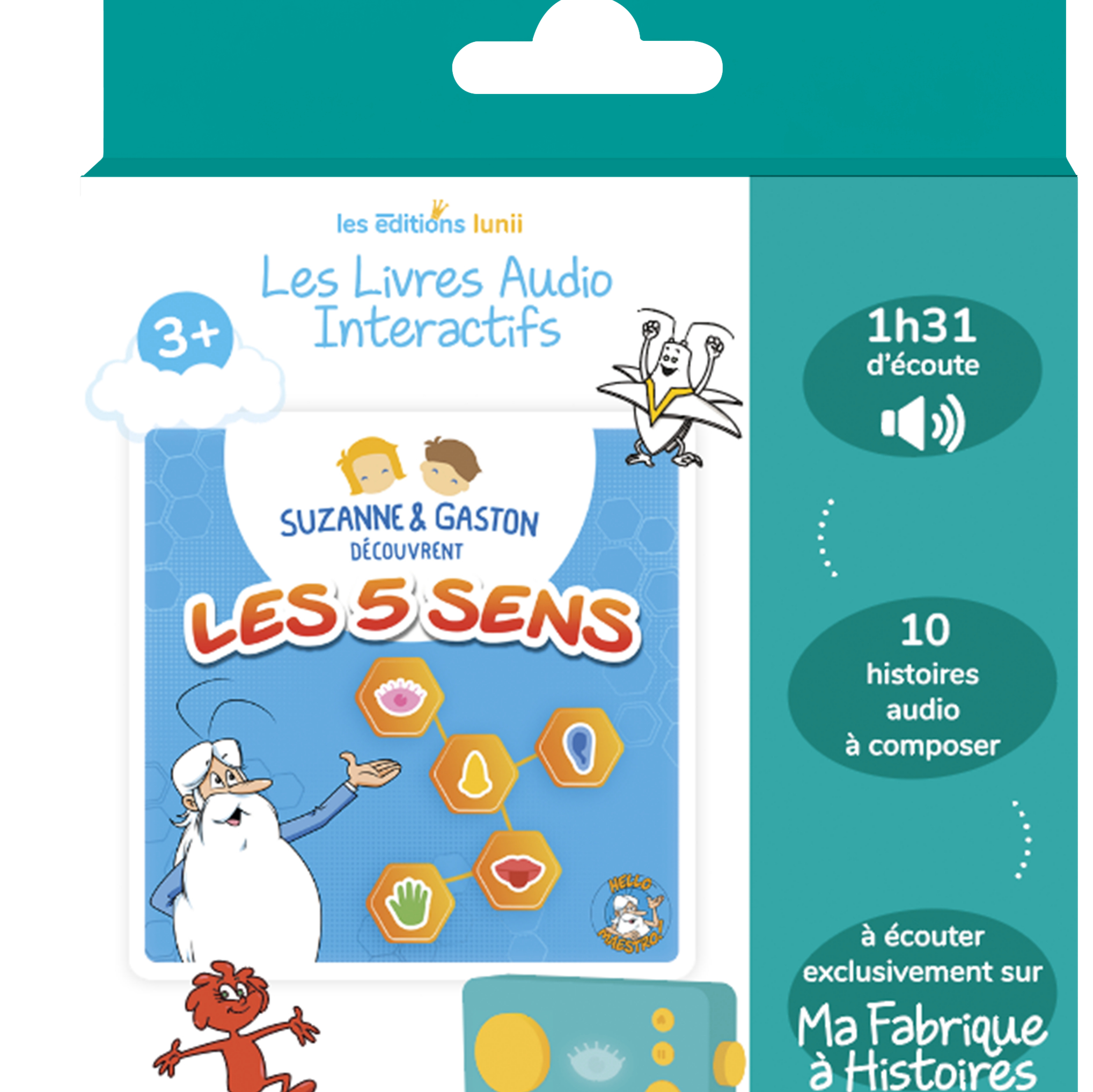 COFFRET LIVRE AUDIO - S&G DECOUVRENT LES 5 SENS