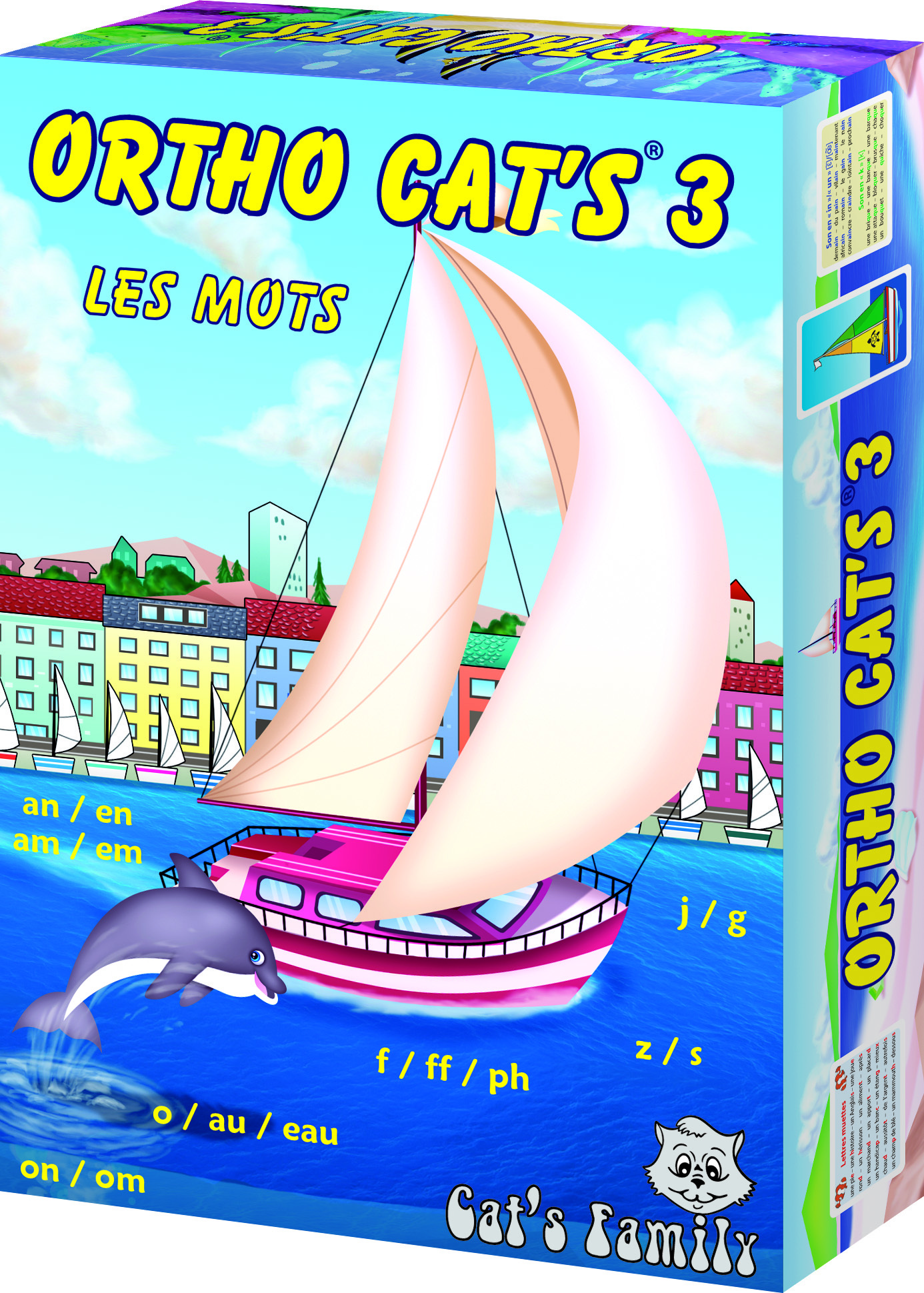 Jeu de cartes Ortho Cat's 3 - Les mots