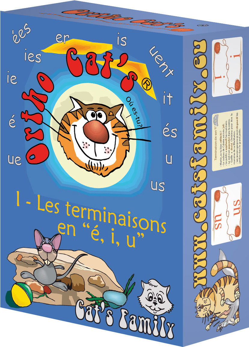 Jeu de cartes Ortho Cat's 1 - Les terminaisons