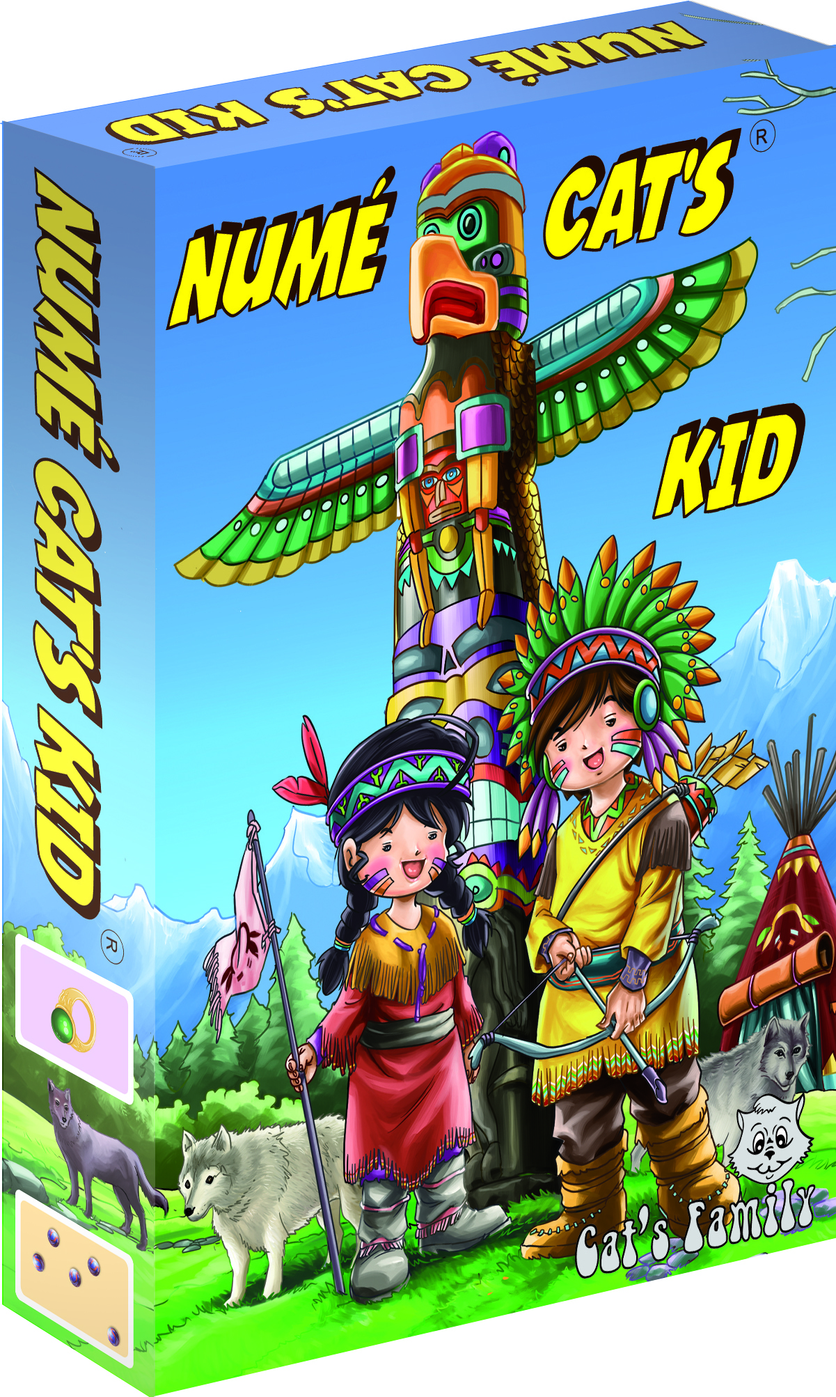 Jeu de cartes Numé Cat's Kid