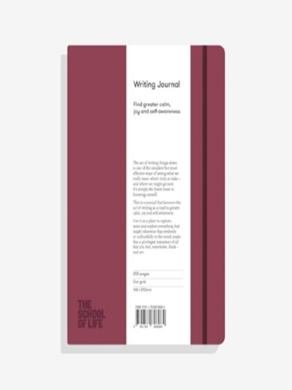 The School of Life Writing Journal - Burgundy