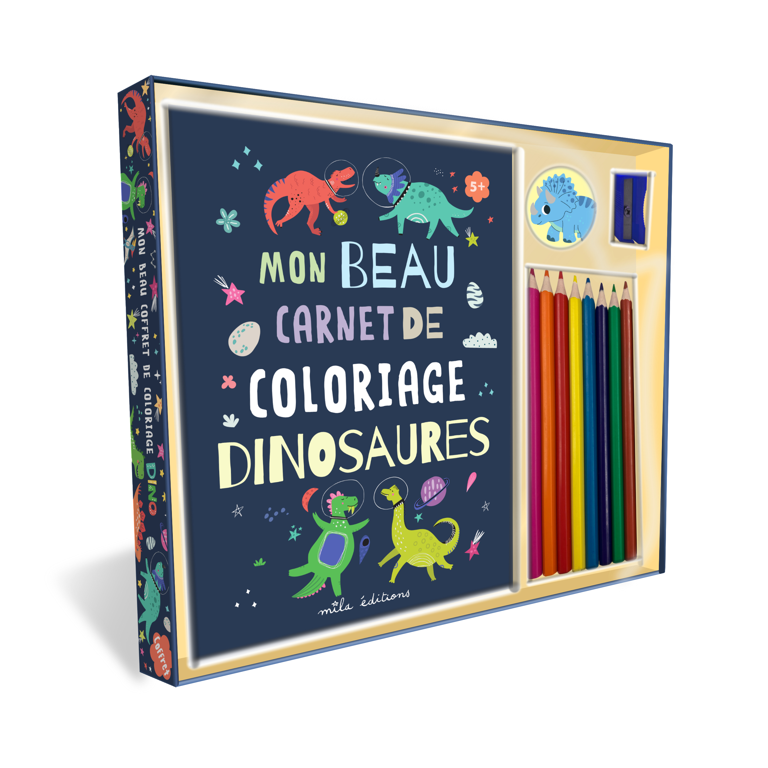 Mon beau coffret de coloriage - Dinosaures