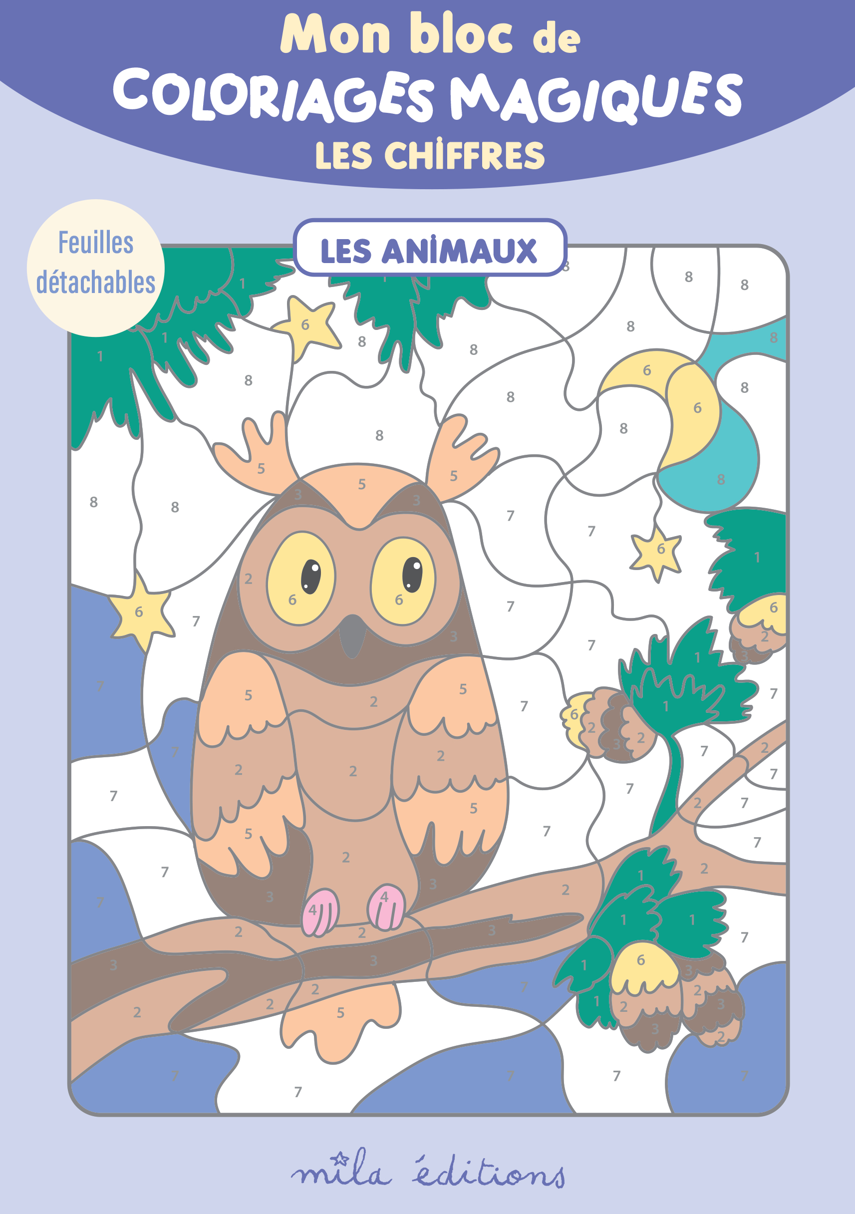 Mon bloc de coloriages magiques - Les chiffres