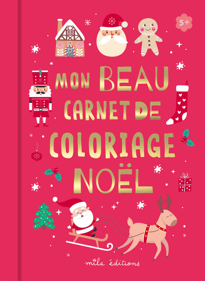 Mon beau carnet de coloriage : Noël