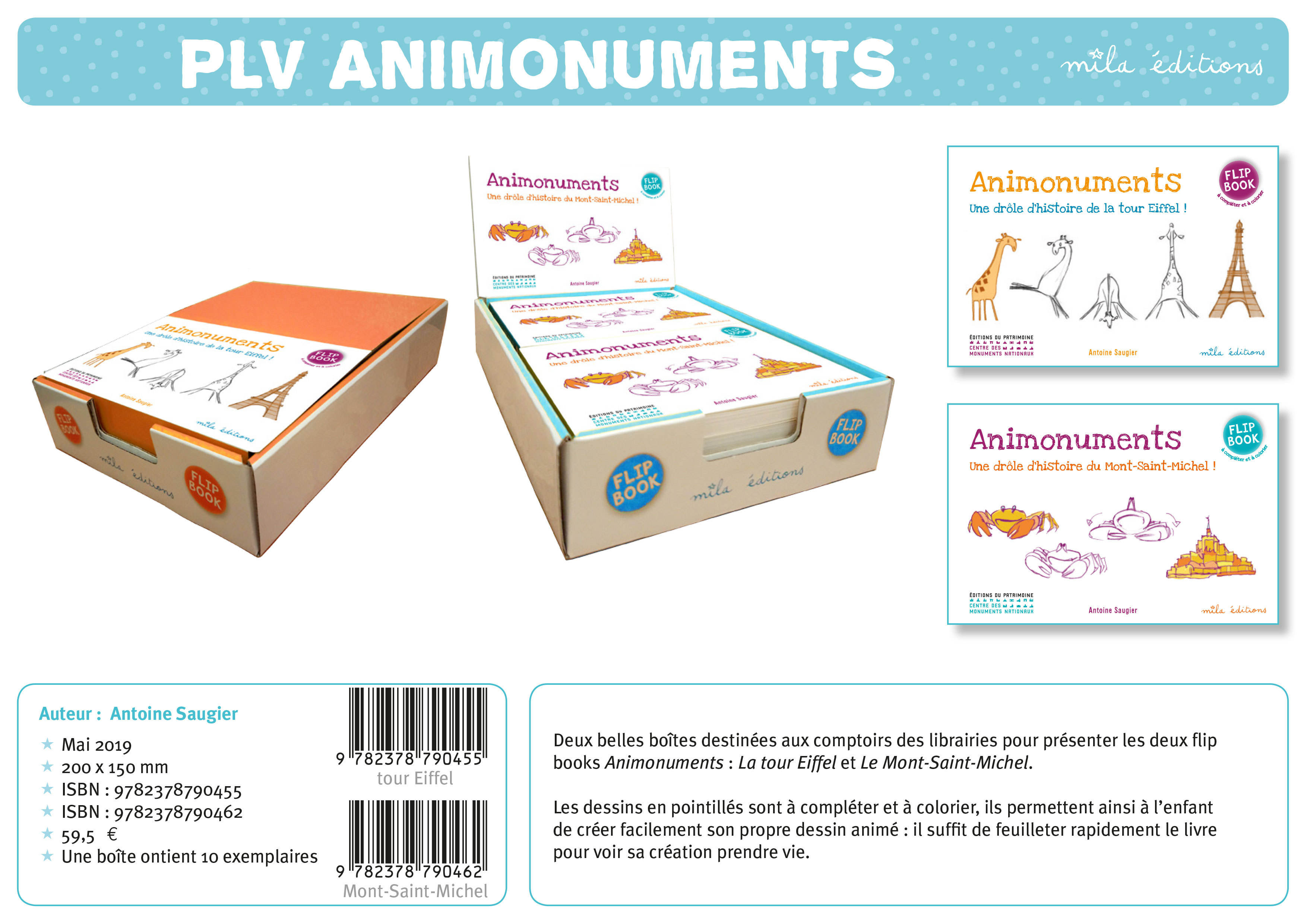 PLV flip book - Mont Saint-Michel