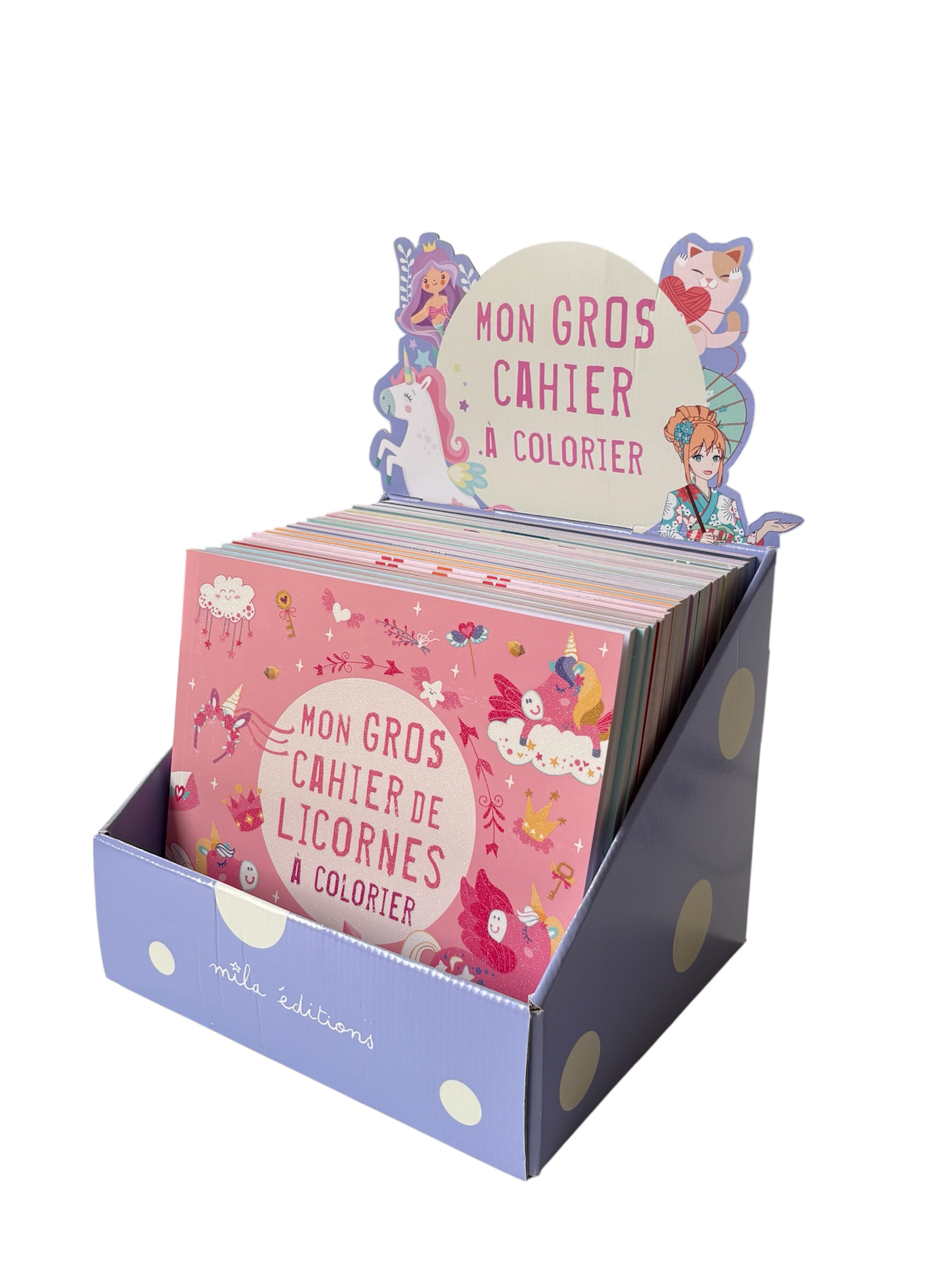 Boite vide gros cahier à colorier - 20 exemplaires