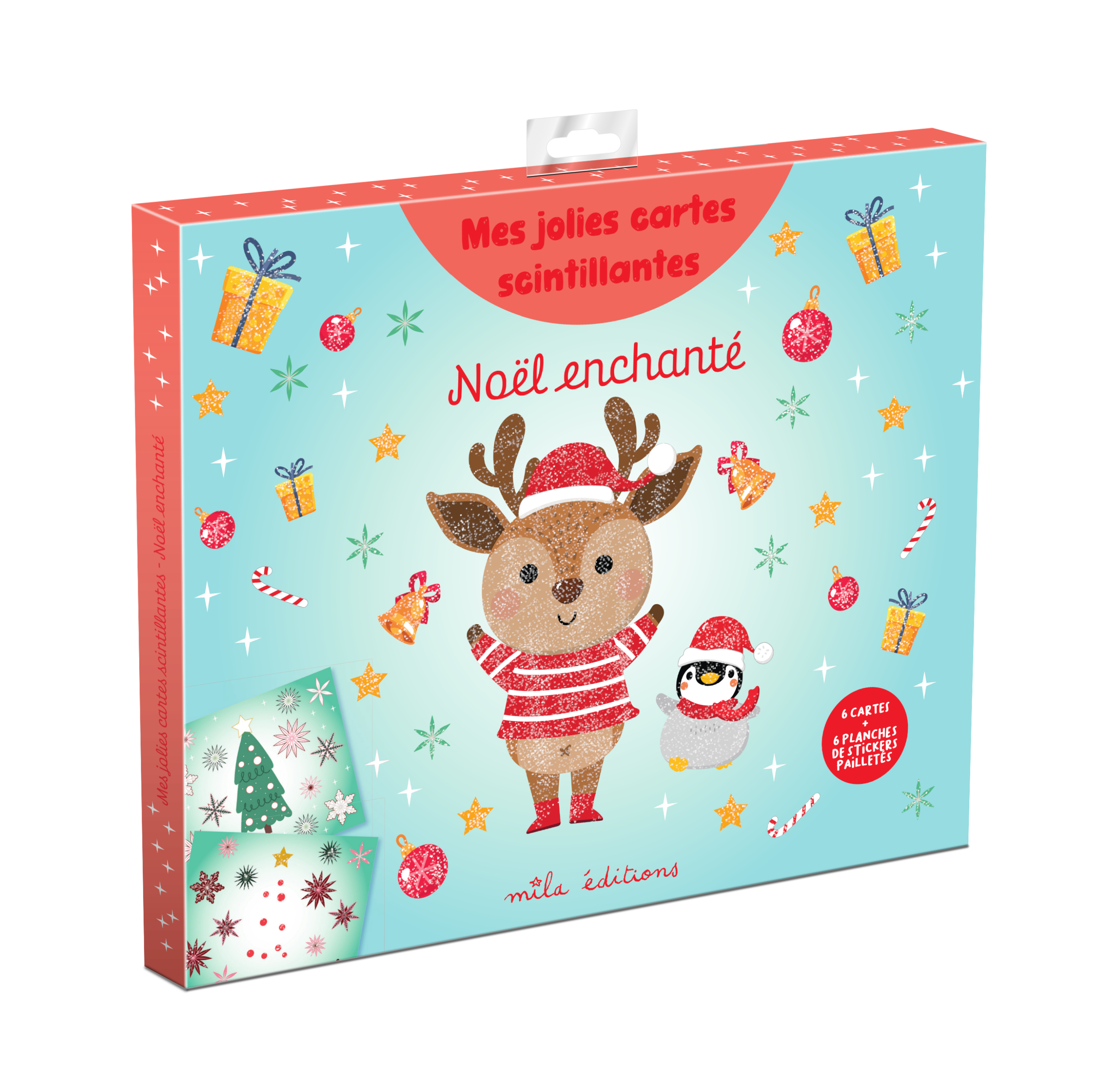 Mes jolies cartes scintillantes - Noël enchanté