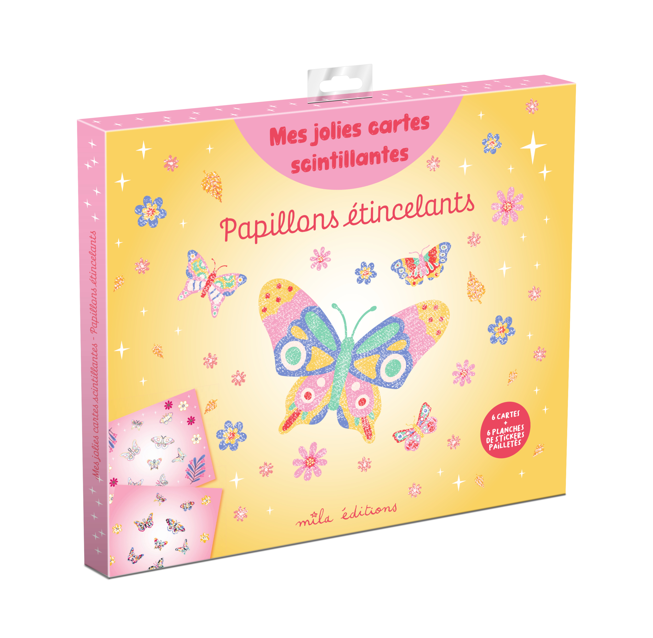 Mes jolies cartes scintillantes - Papillons étincelants