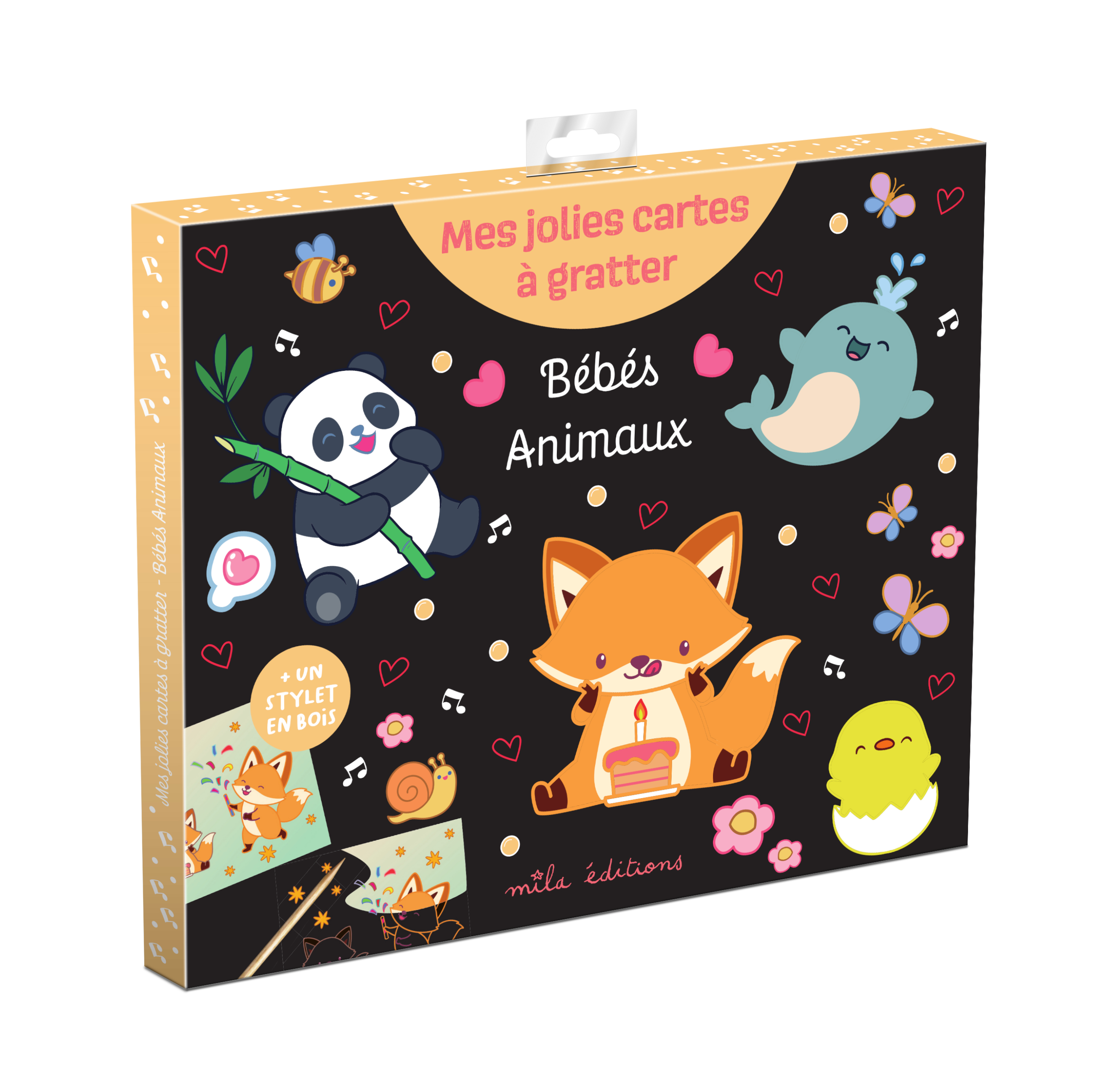 Bébés animaux - Mes jolies cartes à gratter