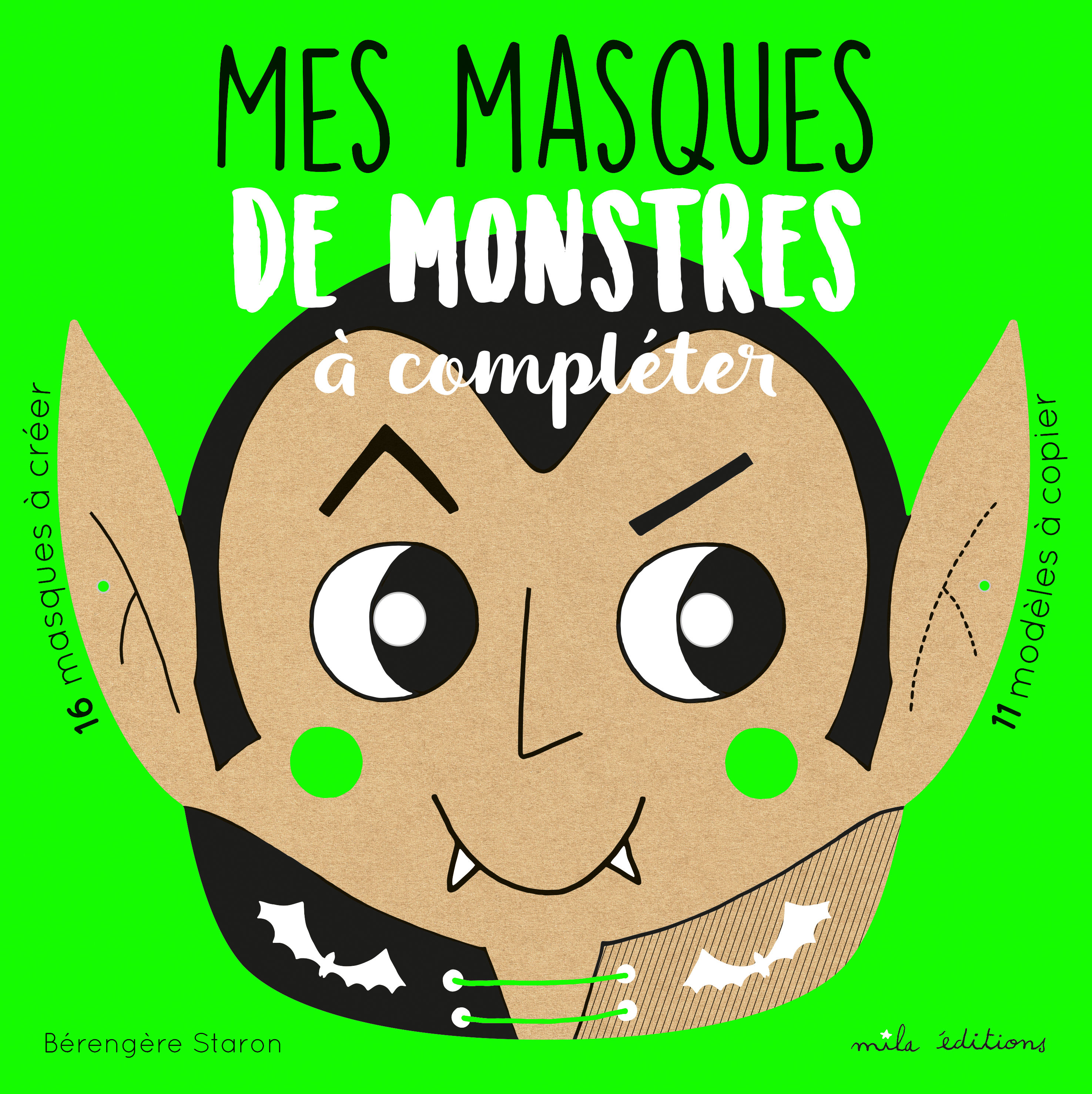 Mes masques de monstres à compléter