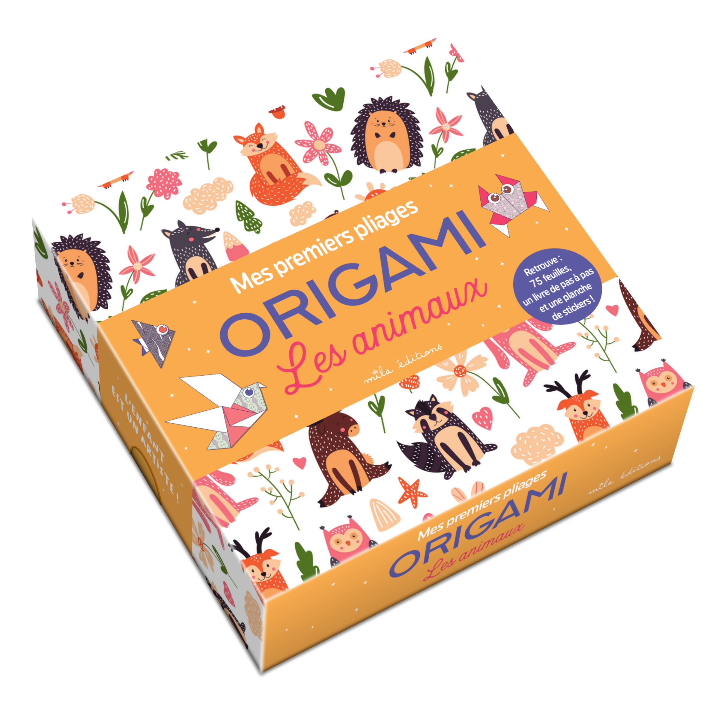 Origami - Les animaux - Mes premiers pliages (coffret)