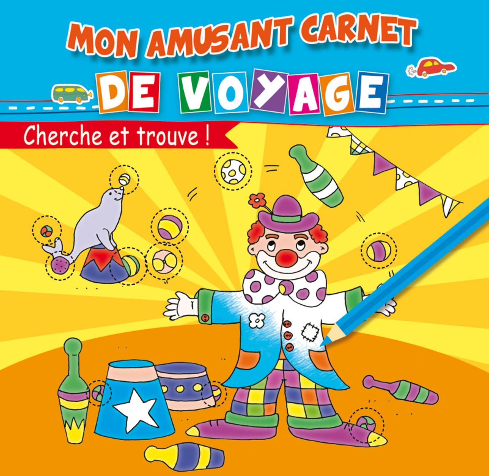 CHERCHE ET TROUVE  MON AMUSANT CARNET DE VOYAGE