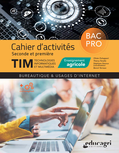 TIM Bac Pro cahier d'activités seconde et première