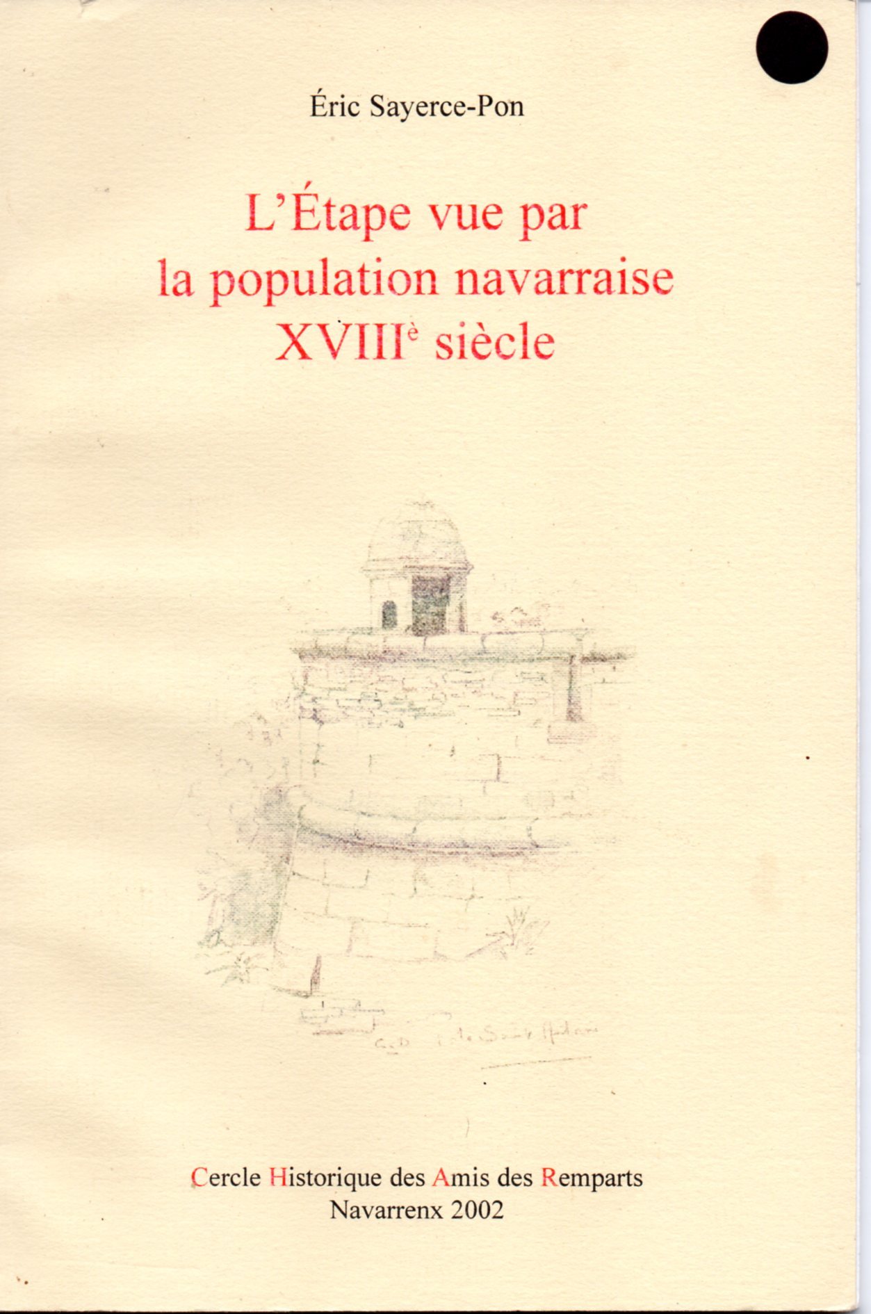 L'étape vue par la population navarraise au XVIIIème siècle
