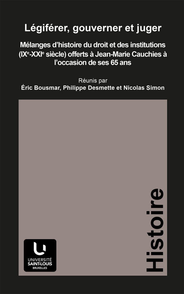 LEGIFERER, GOUVERNER ET JUGER