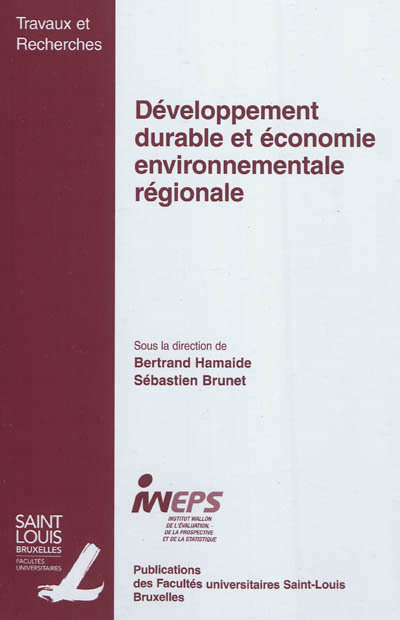 DEVELOPPEMENT DURABLE ET ECONOMIE ENVIRONNEMENTALE REGIONALE