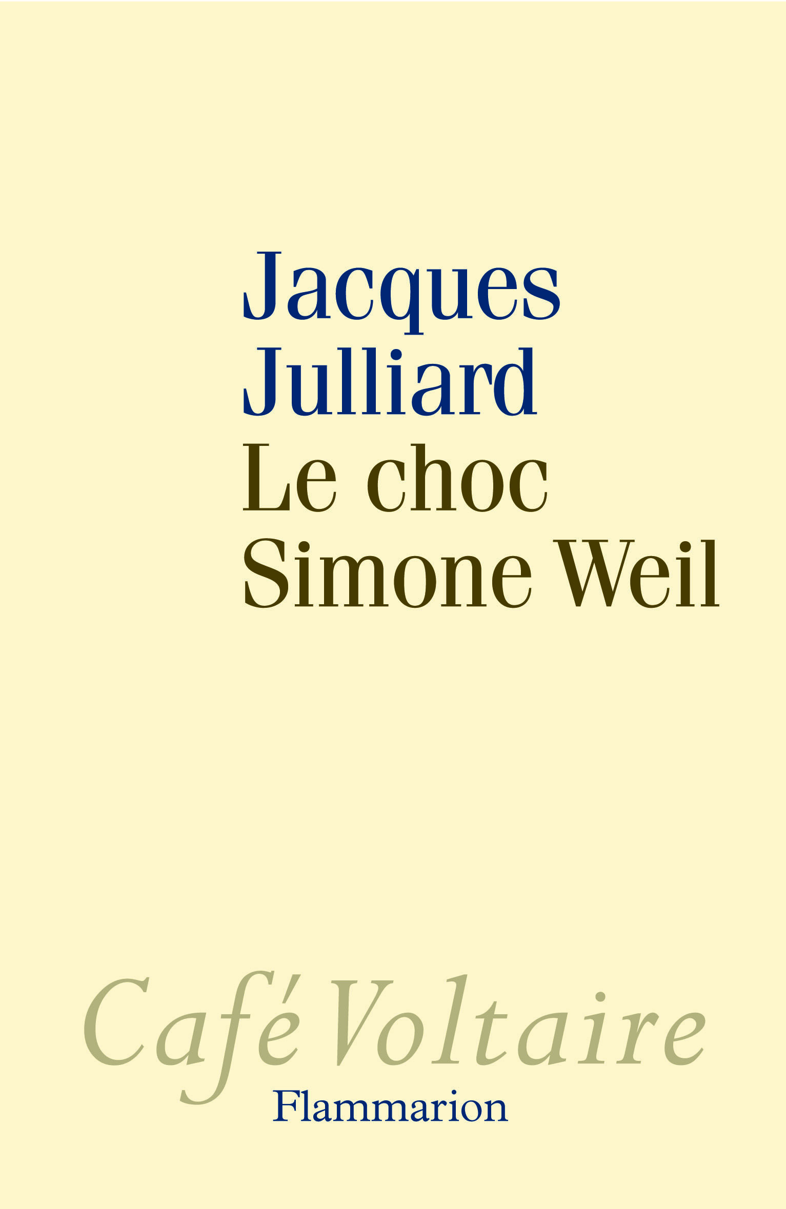 Le Choc Simone Weil