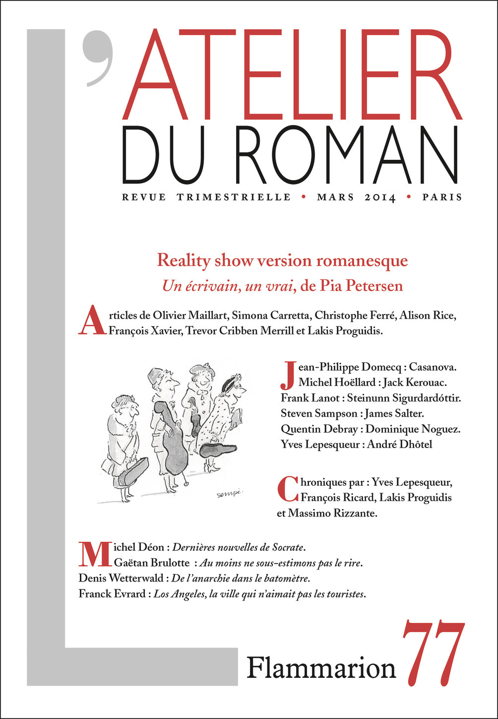 L'Atelier du roman
