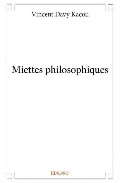 Miettes philosophiques