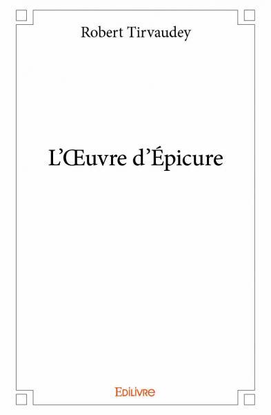L’œuvre d’épicure