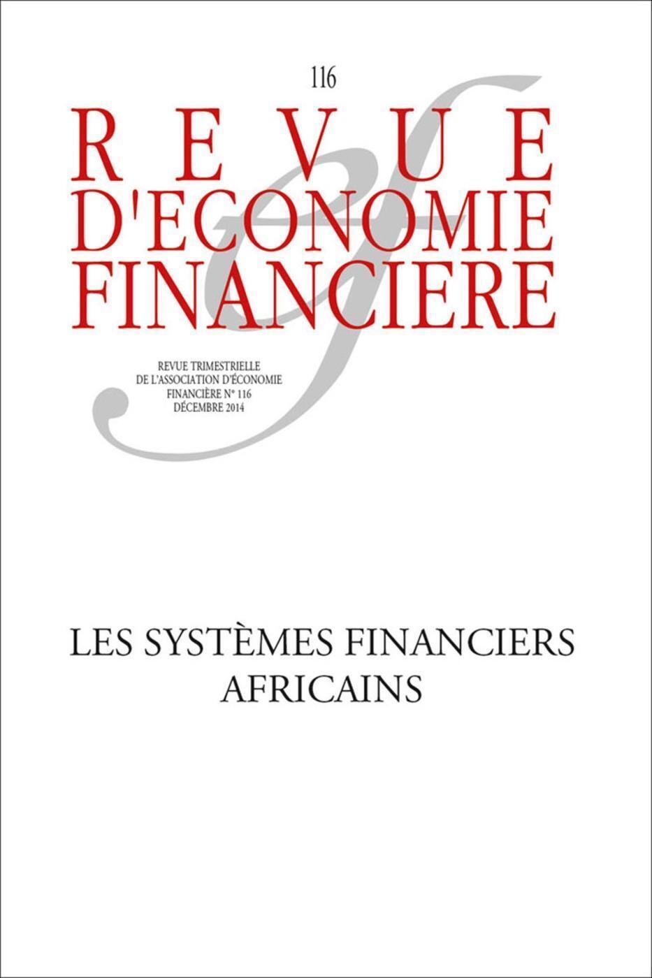 La finance africaine en mutation - N° 116 - Décembre 2014