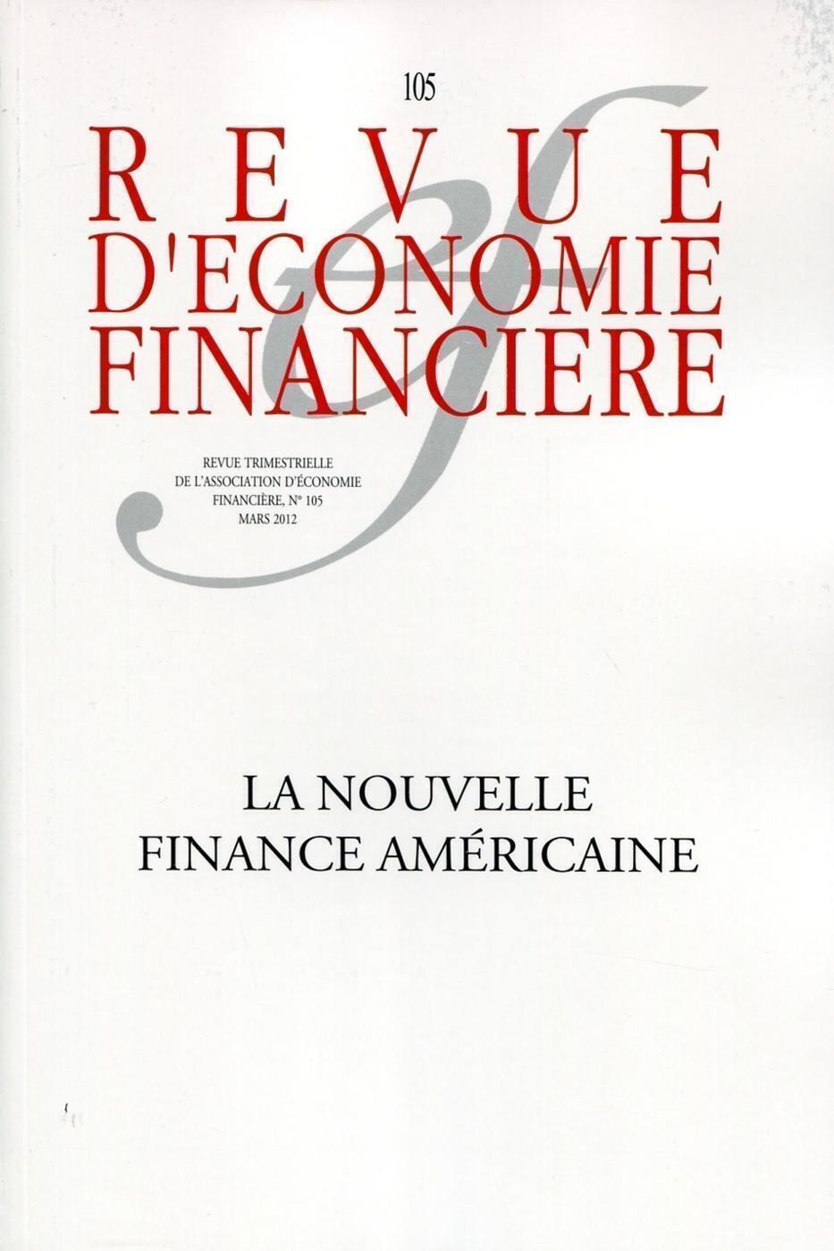 La nouvelle finance américaine