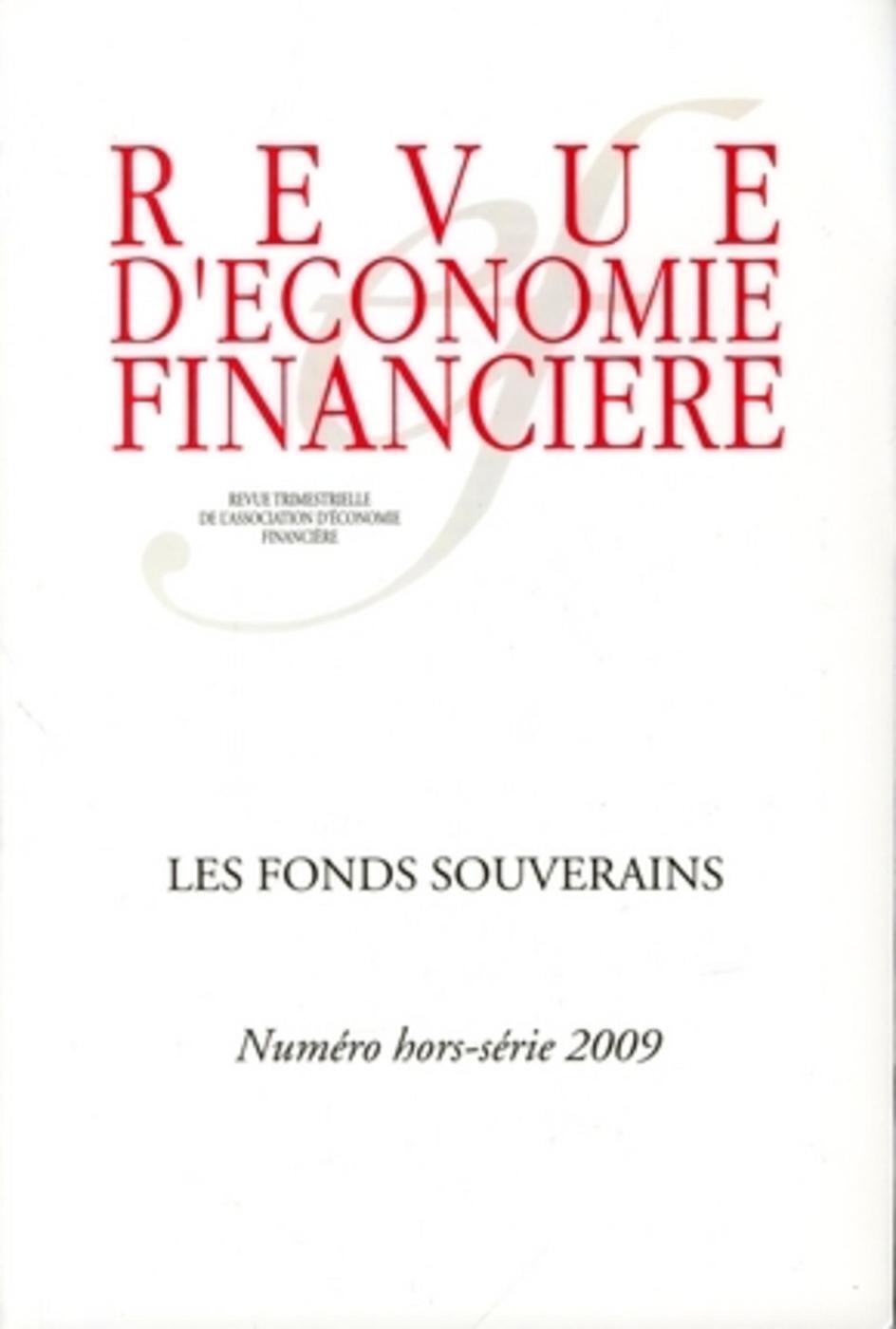Les fonds souverains - Numéro hors-série 2009