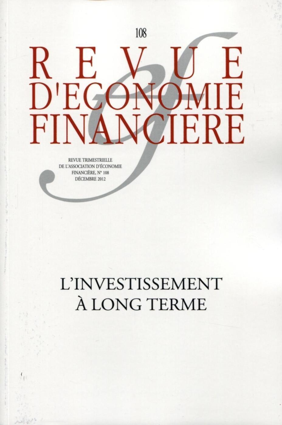 L'investissement à long terme