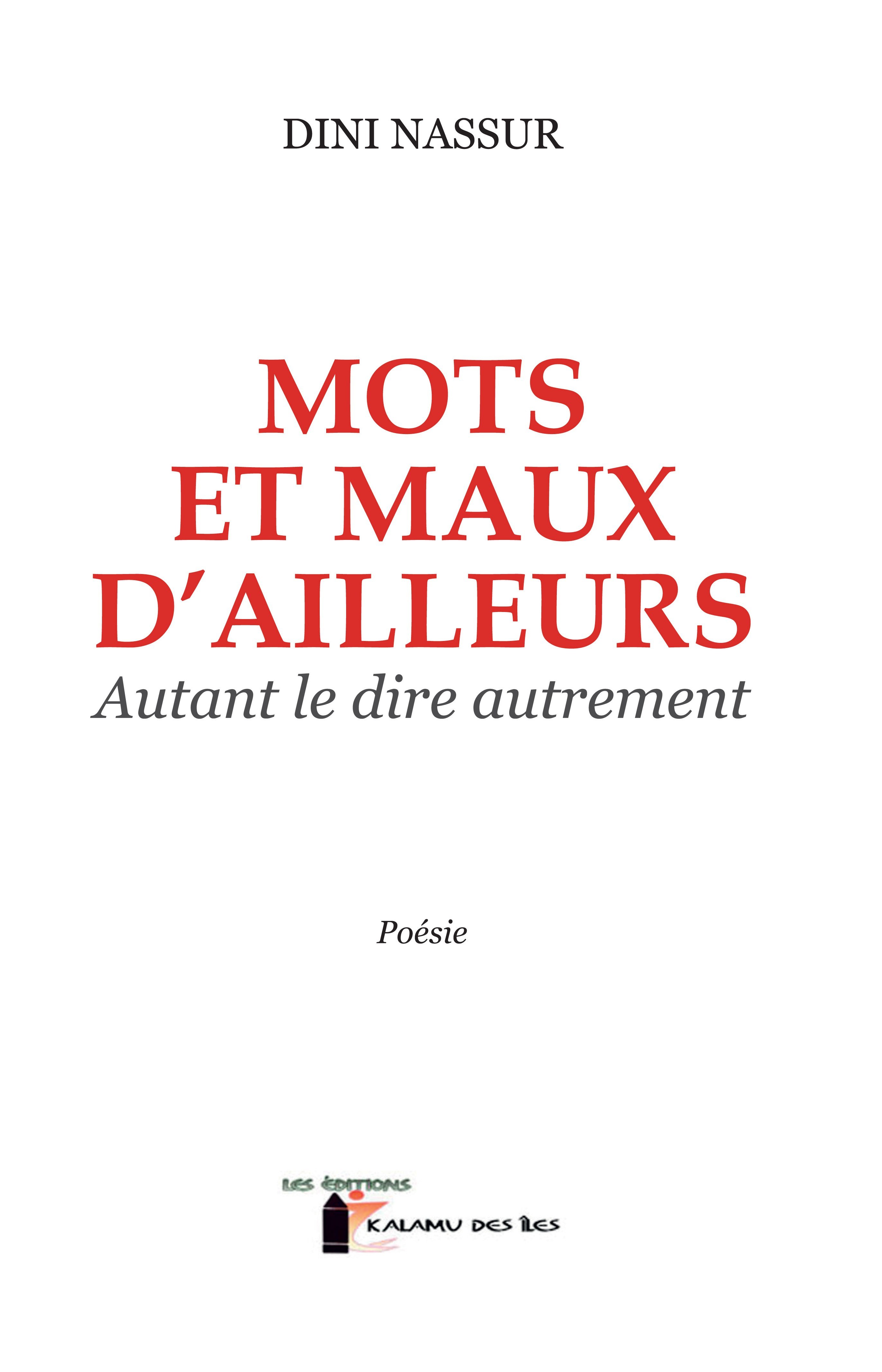 MOTS ET MAUX D'AILLEURS