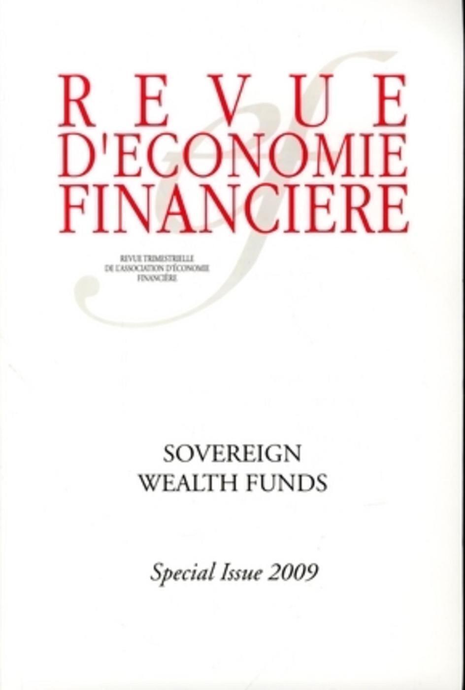 Sovereign wealth funds - Special issue 2009