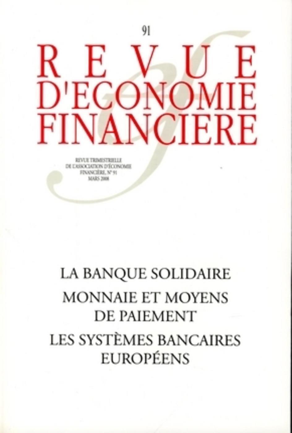La banque solidaire - N° 91 - mars 2008