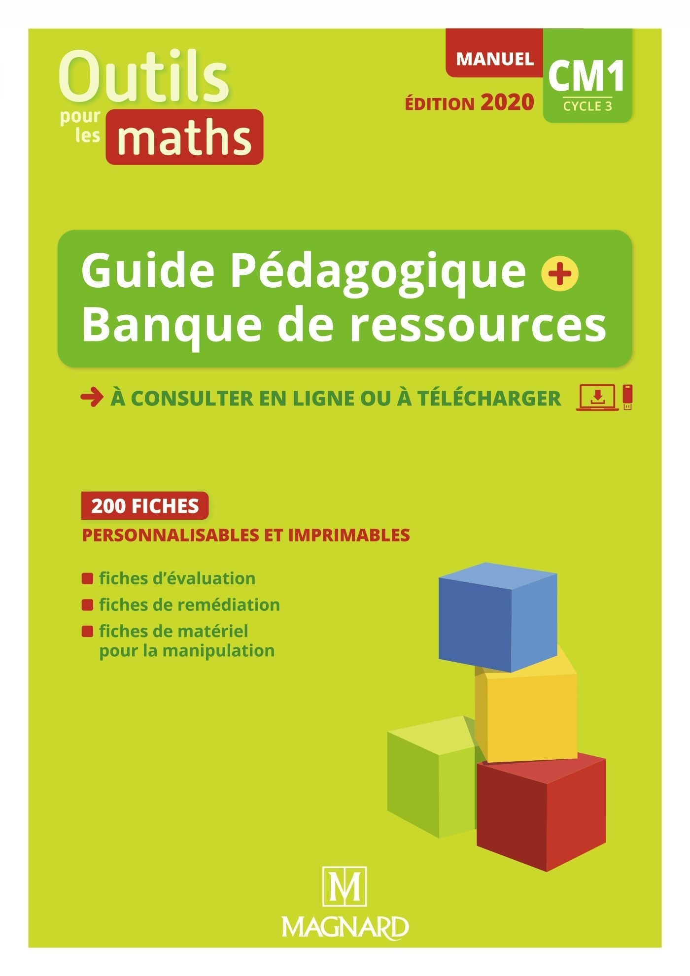 Outils pour les Maths CM1 (2020) - Guide pédagogique papier + Banque de ressources à télécharger