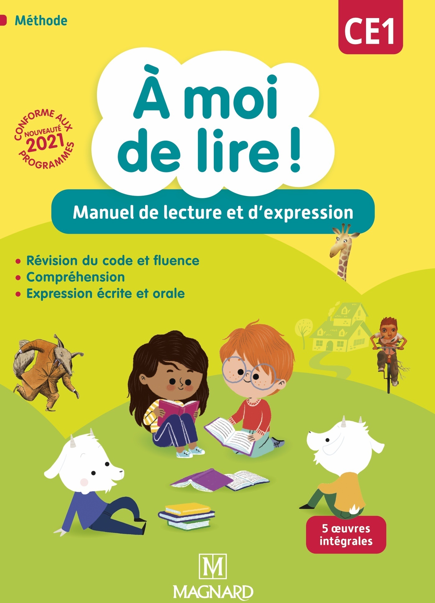 À moi de lire ! CE1 (2021) - Manuel de lecture et d'expression