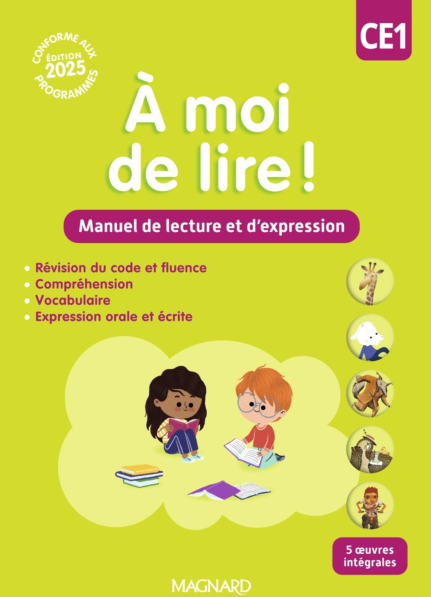 À moi de lire ! CE1 (2025) - Manuel de lecture et d'expression