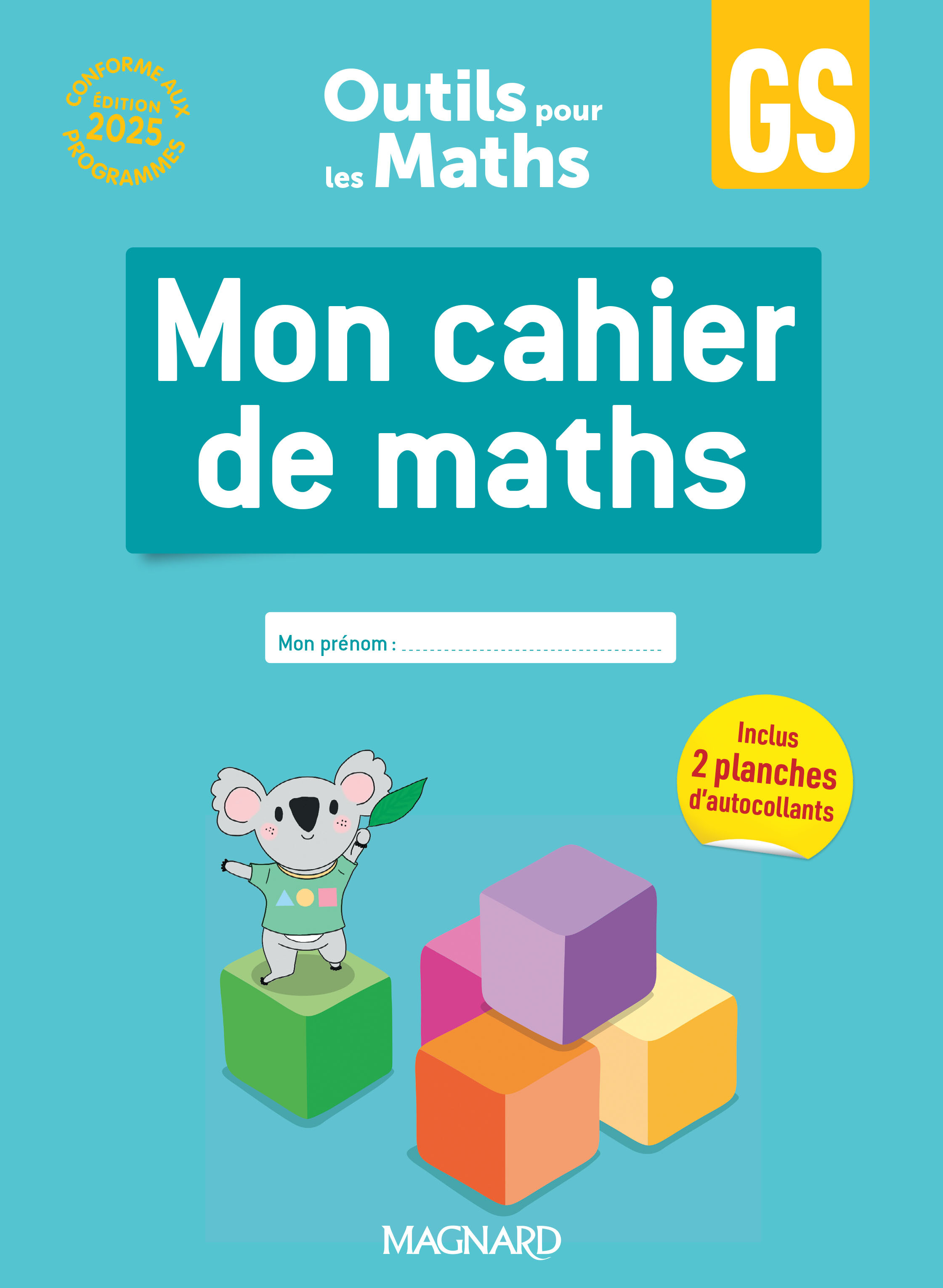 Outils pour les Maths GS (2025) - Cahier