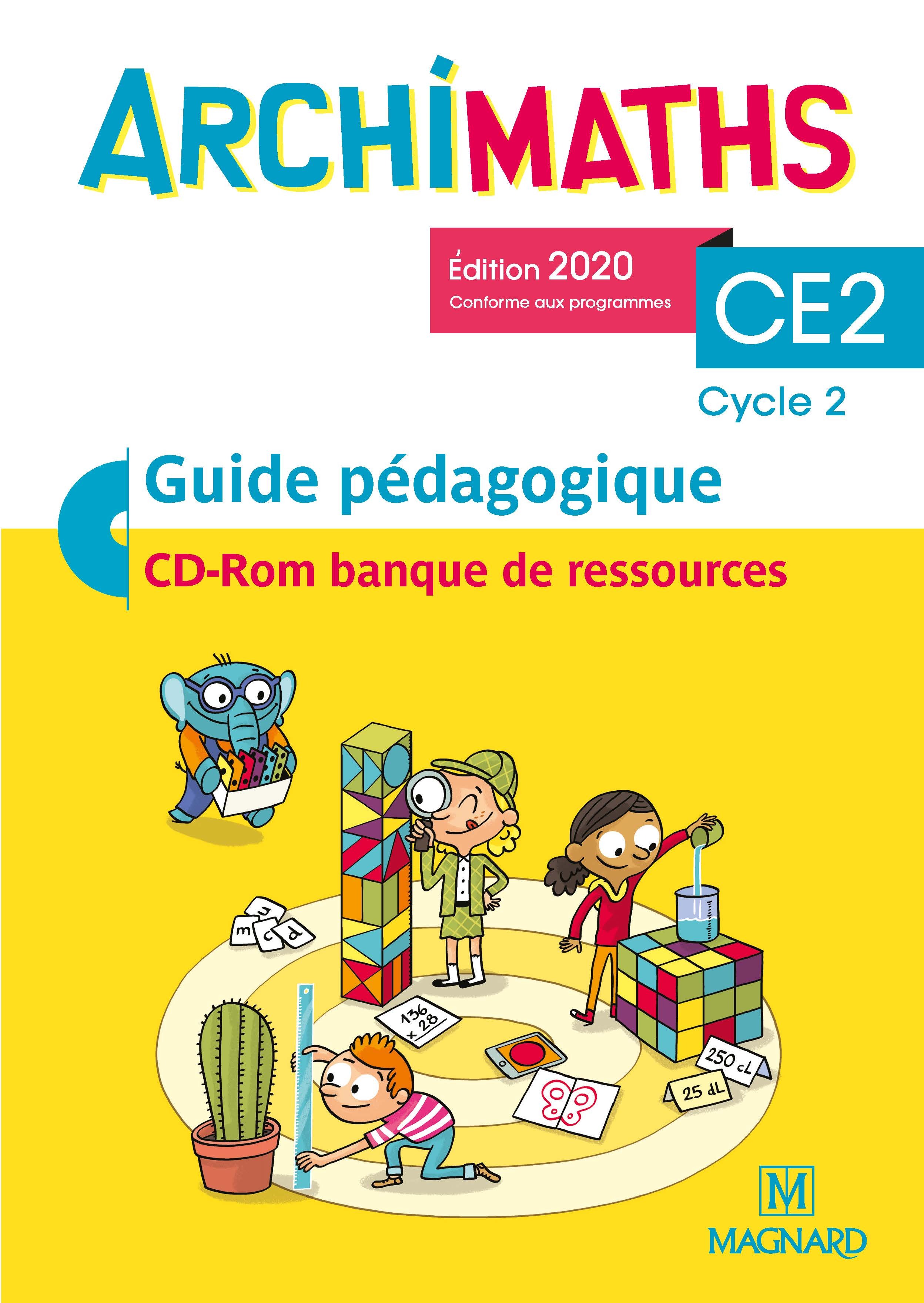 Archimaths CE2 (2020) - Guide pédagogique papier + Banque de ressources à télécharger