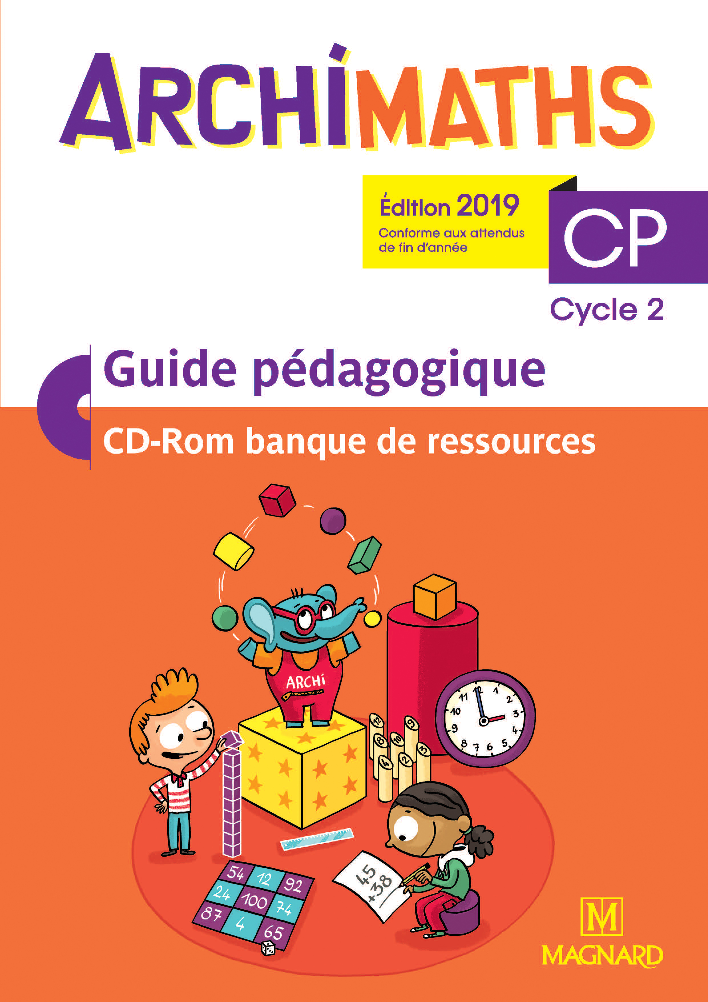 Archimaths CP (2019) - Banque de ressources sur CD-Rom avec guide pédagogique papier